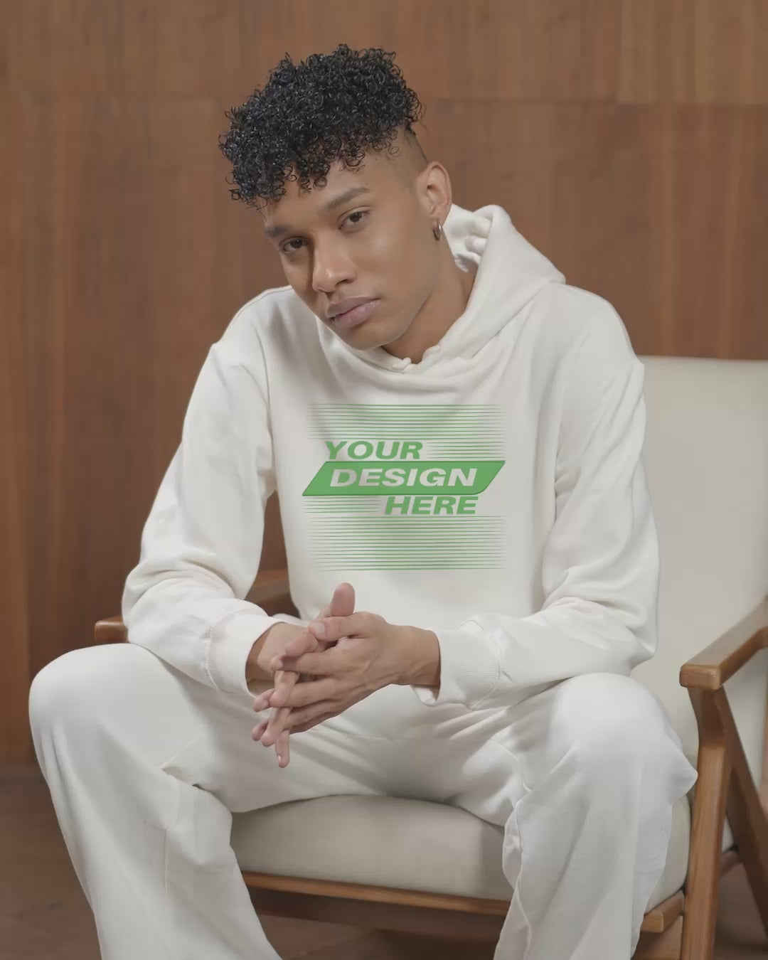 White Hoodie - Clothing Mockup Video #10