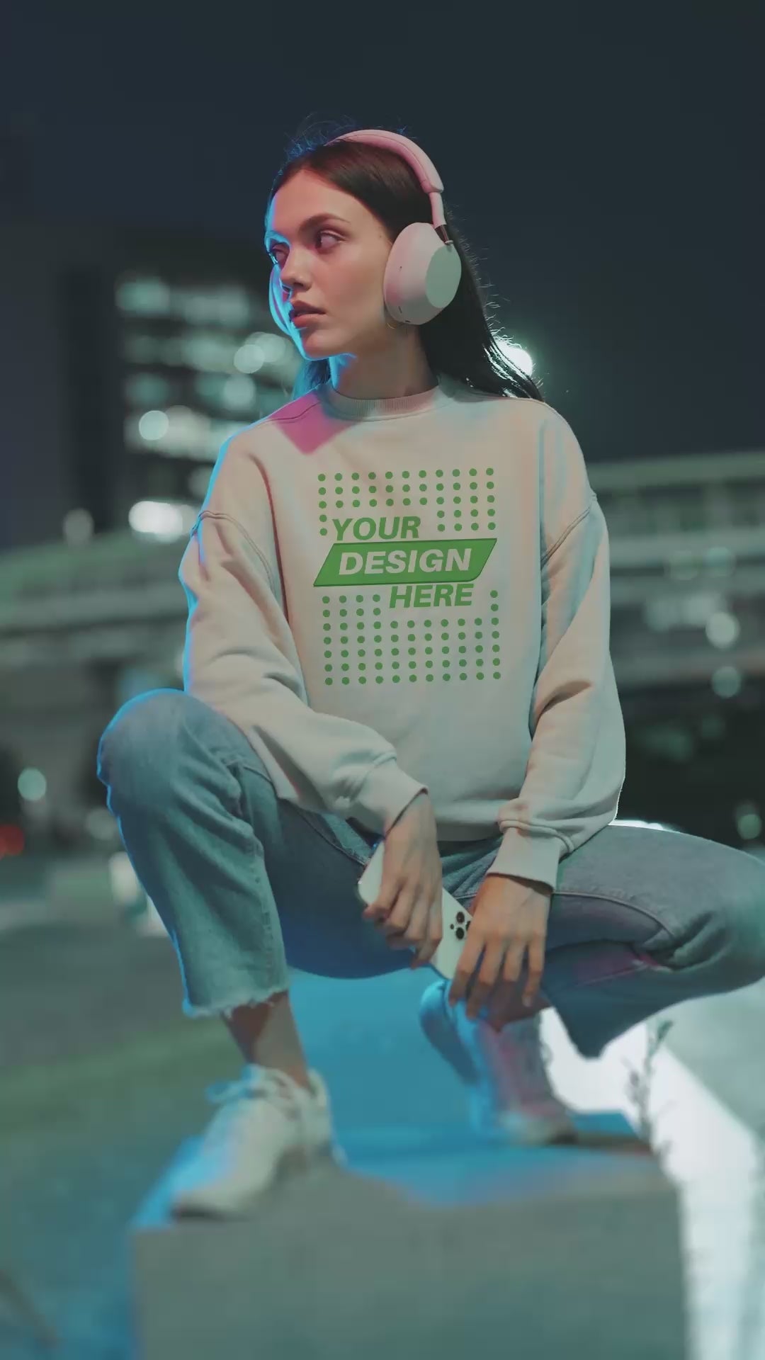 Sweatshirt - Clothing Mockup Video #44