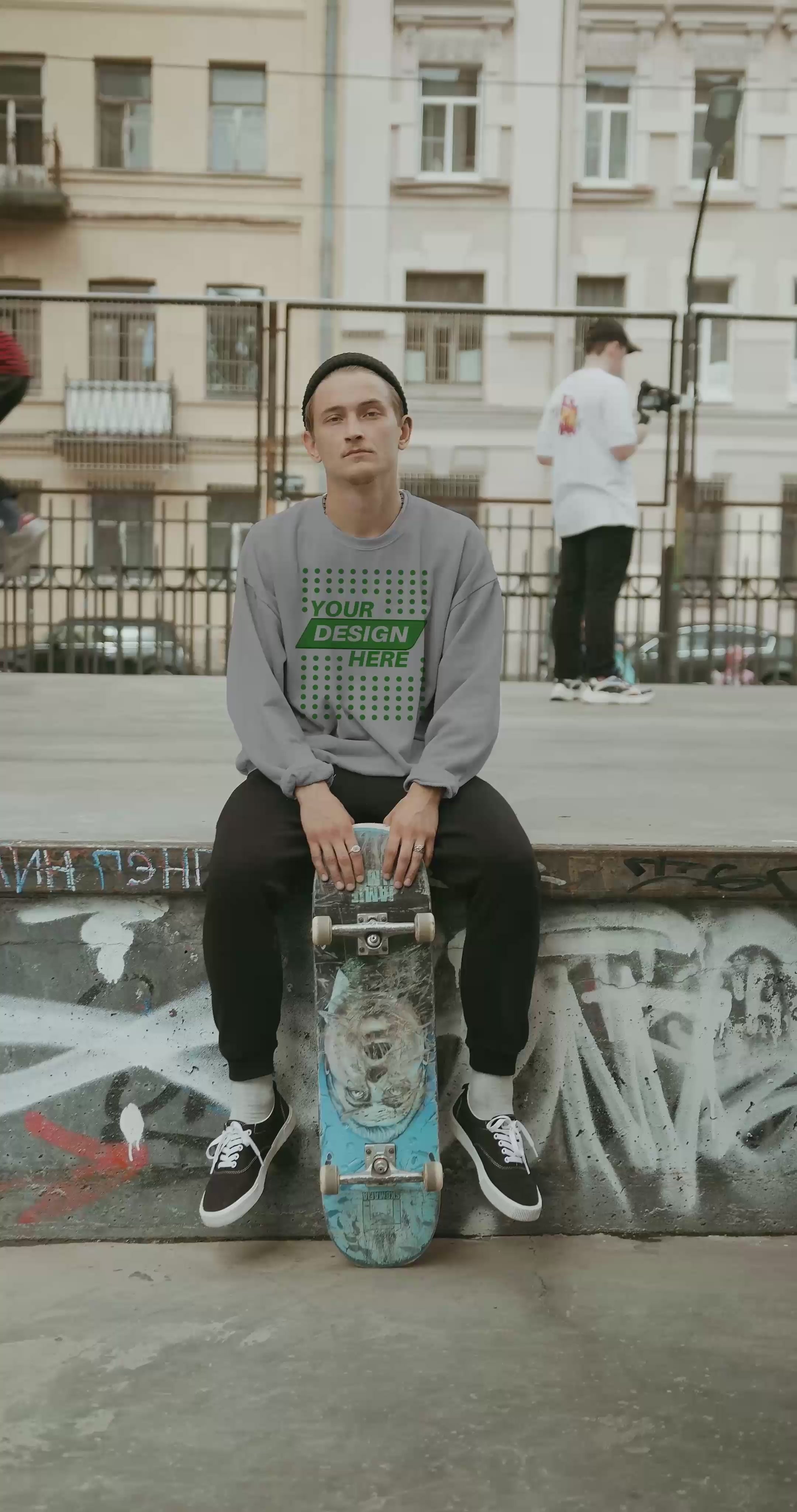 Sweatshirt - Clothing Mockup Video #45