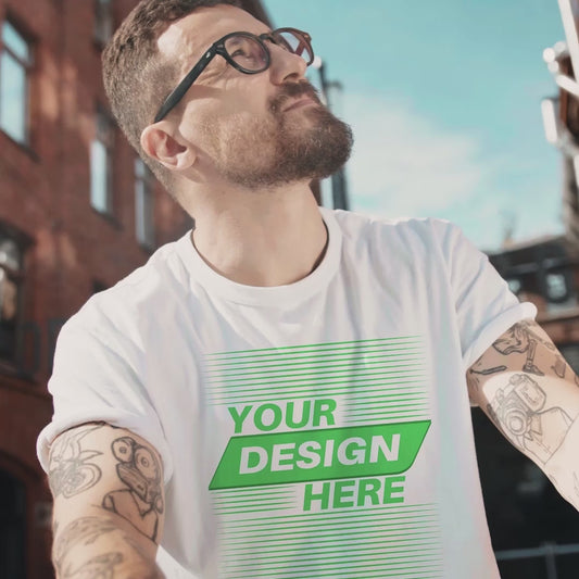 White T-shirt - Clothing Mockup Video #52