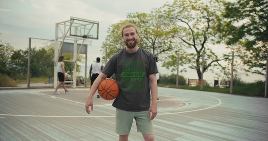 Black T-shirt - Clothing Mockup Video #11