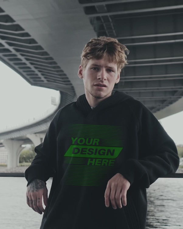 Black Hoodie - Clothing Mockup Video #8